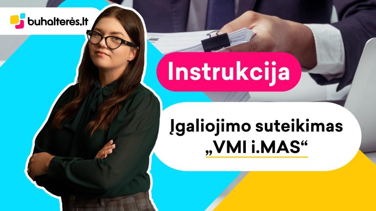 vmi igaliojimo suteikimas